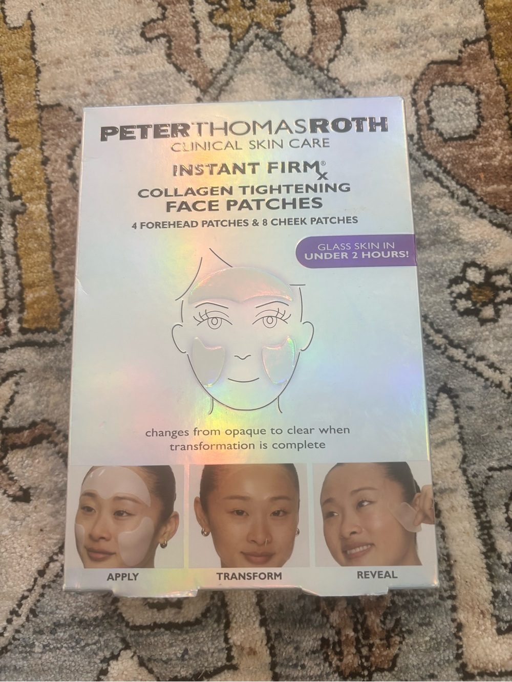 Peter Thomas Roth Instant FirmX Collagen Tightening Face Patches Forehead Cheeks